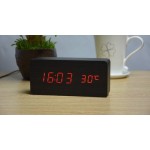 Ceas Led imitatie lemn